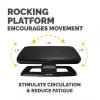 Fellowes Reposapiés bajo el escritorio – Hana LT Reposapiés ergonómico – Reposapiés para oficina y hogar – Negro