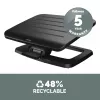 Fellowes Reposapiés bajo el escritorio – Hana LT Reposapiés ergonómico – Reposapiés para oficina y hogar – Negro