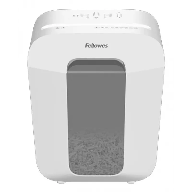 Fellowes Serie LX Powershred LX50 (blanco) Destructora de corte en partículas – bloqueo de seguridad patentado