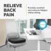 Fellowes Cojín para silla de oficina Breyta Cojín de confort con hueco para el coxis
