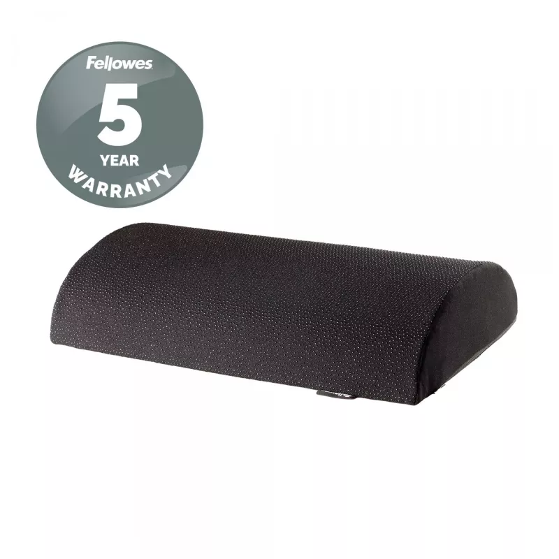 Fellowes Reposapiés bajo el escritorio Breyta Cojín reposapiés, Negro, Poliéster, 45 cm, 30 cm, 450 mm, 300 mm