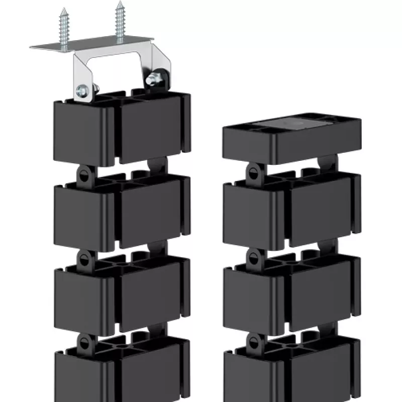 Fellowes 100136871 Organizador de cables para escritorio funda de cables Negro 1 ud.