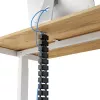 Fellowes 100136871 Organizador de cables para escritorio funda de cables Negro 1 ud.
