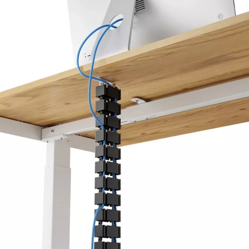 Fellowes 100136871 Organizador de cables para escritorio funda de cables Negro 1 ud.