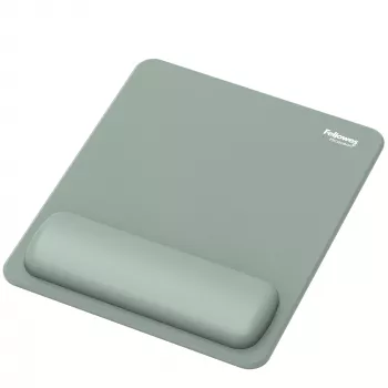 Fellowes Breyta Reposamuñecas para alfombrilla de ratón Reposamuñecas con protección antibacteriana Alfombrilla de ratón ergonómica Salvia