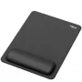 Fellowes Breyta XL Alfombrilla de ratón con reposamuñecas Alfombrilla de ratón XL con reposamuñecas y protección antibacteriana Alfombrilla de ratón ergonómica Negra