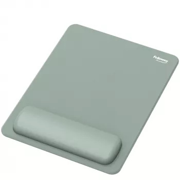 Fellowes Breyta XL Alfombrilla de ratón con reposamuñecas Alfombrilla de ratón XL con reposamuñecas y protección antibacteriana Alfombrilla de ratón ergonómica Salvia