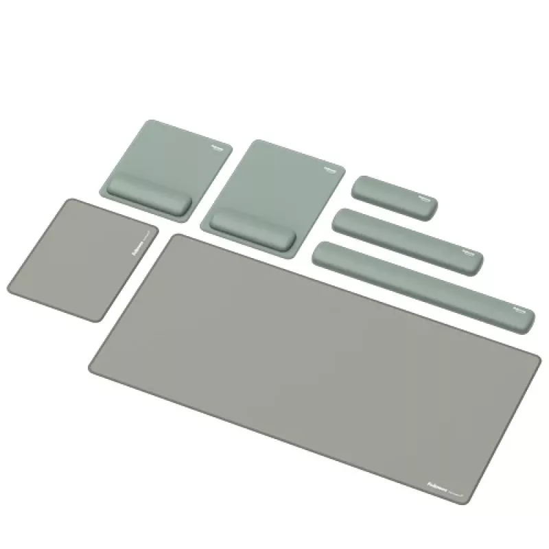 Fellowes Reposamuñecas para teclado Breyta Reposamuñecas con protección antibacteriana Reposamuñecas ergonómico Salvia