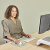 Fellowes Reposamuñecas para teclado Breyta Compact Reposamuñecas para teclado con protección antibacteriana Reposamuñecas ergonómico Salvia