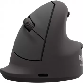 Fellowes Ratón vertical inalámbrico Breyta Plus+ Ratón vertical ergonómico para diestros con protección antibacteriana, grande
