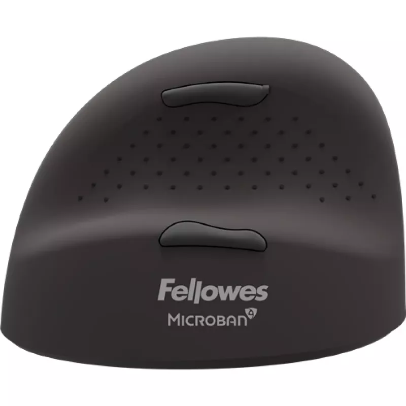 Fellowes Ratón vertical inalámbrico Breyta Plus+ Ratón vertical ergonómico para zurdos con protección antibacteriana Mediano