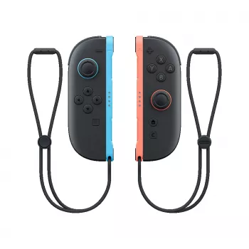 Nintendo Joy-Con 2 (L)/(R) azul claro/rojo claro, joystick, Nintendo Switch 2, botón de captura, cruceta, botón Home, analógico/digital, inalámbrico, Bluetooth