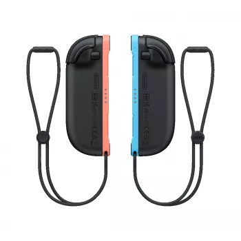 Nintendo Joy-Con 2 (L)/(R) azul claro/rojo claro, joystick, Nintendo Switch 2, botón de captura, cruceta, botón Home, analógico/digital, inalámbrico, Bluetooth