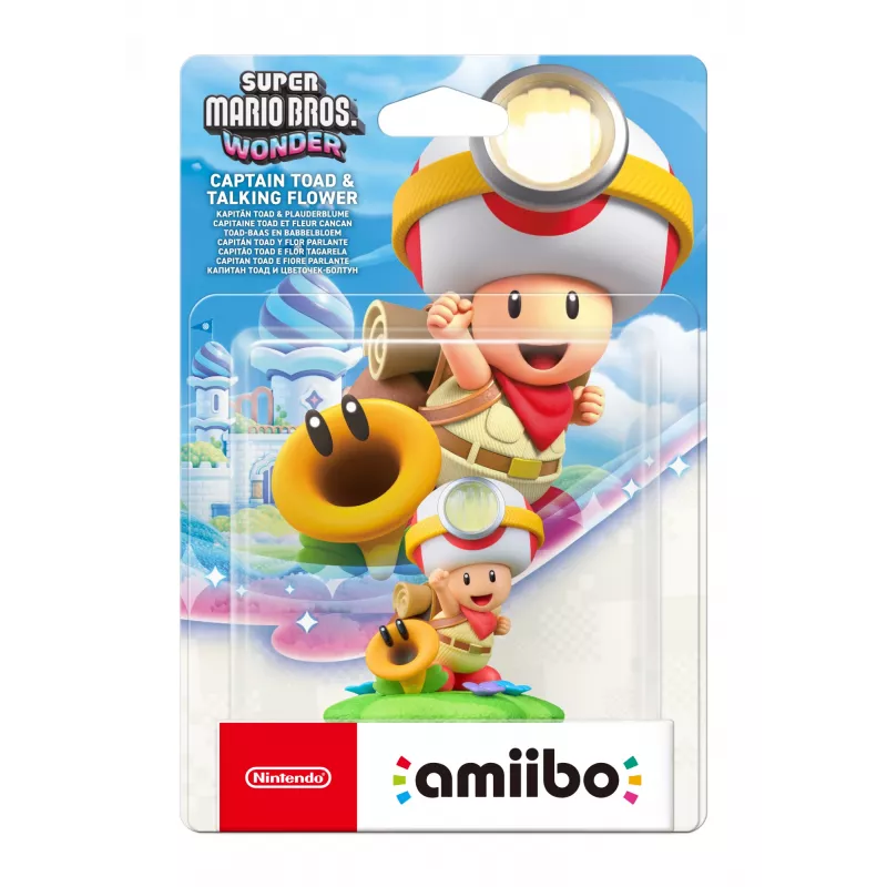 Nintendo Amibo Captain Toad y Talking Flower figura interactiva