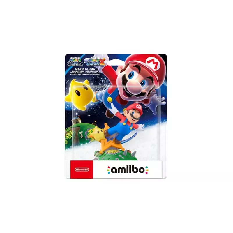Nintendo amiibo Mario y Luma figura interactiva