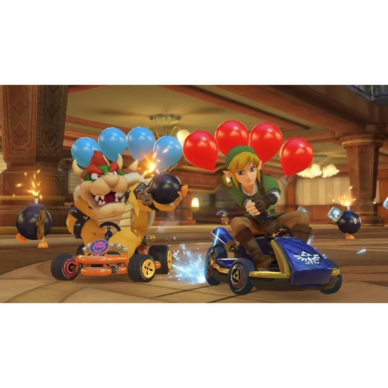 Nintendo Mario Kart 8 Deluxe Standard alemán, inglés, francés, italiano, japonés, neerlandés, portugués, ruso Nintendo Switch