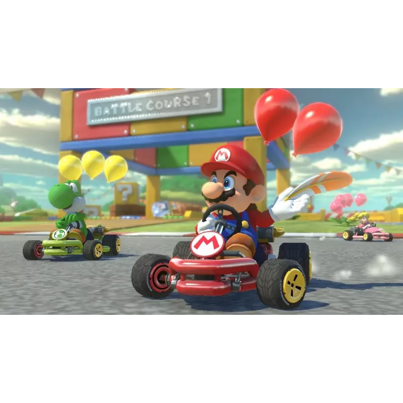 Nintendo Mario Kart 8 Deluxe Standard alemán, inglés, francés, italiano, japonés, neerlandés, portugués, ruso Nintendo Switch