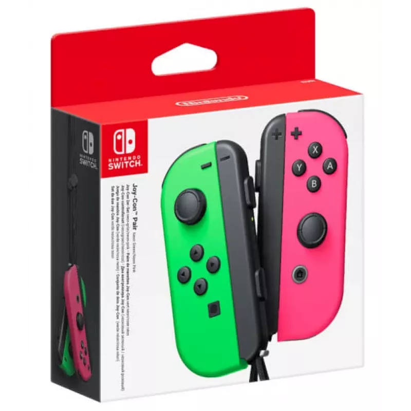 Nintendo Joy-Con negro, verde, rosa Bluetooth gamepad analógico/digital Nintendo Switch