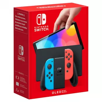 Nintendo Switch OLED, Nintendo Switch, NVIDIA Custom Tegra, azul, rojo, analógico/digital, botón Home, botón de encendido, botones