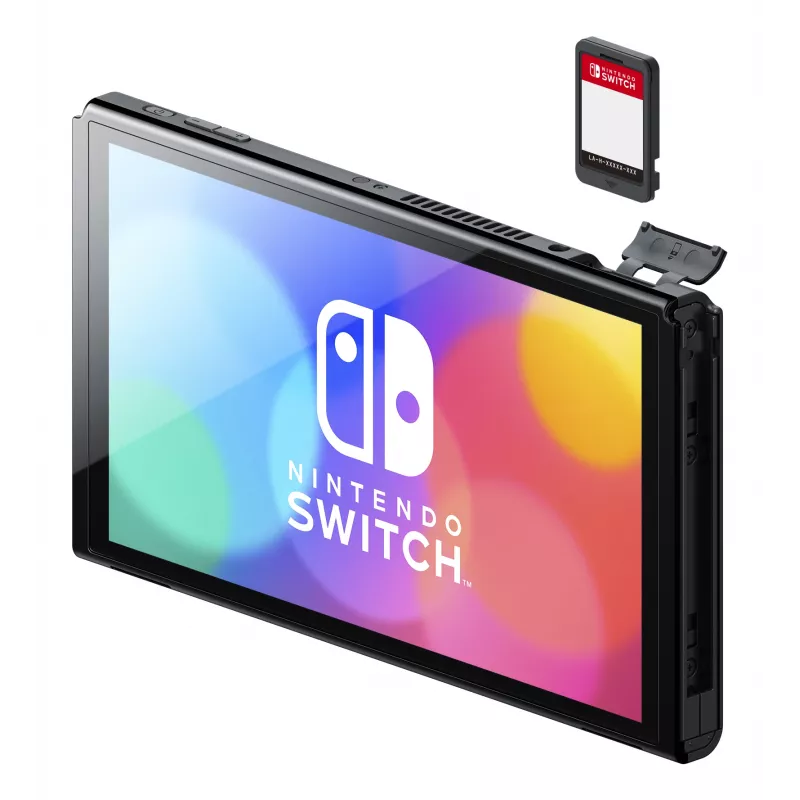 Nintendo Switch OLED, Nintendo Switch, NVIDIA Custom Tegra, azul, rojo, analógico/digital, botón Home, botón de encendido, botones