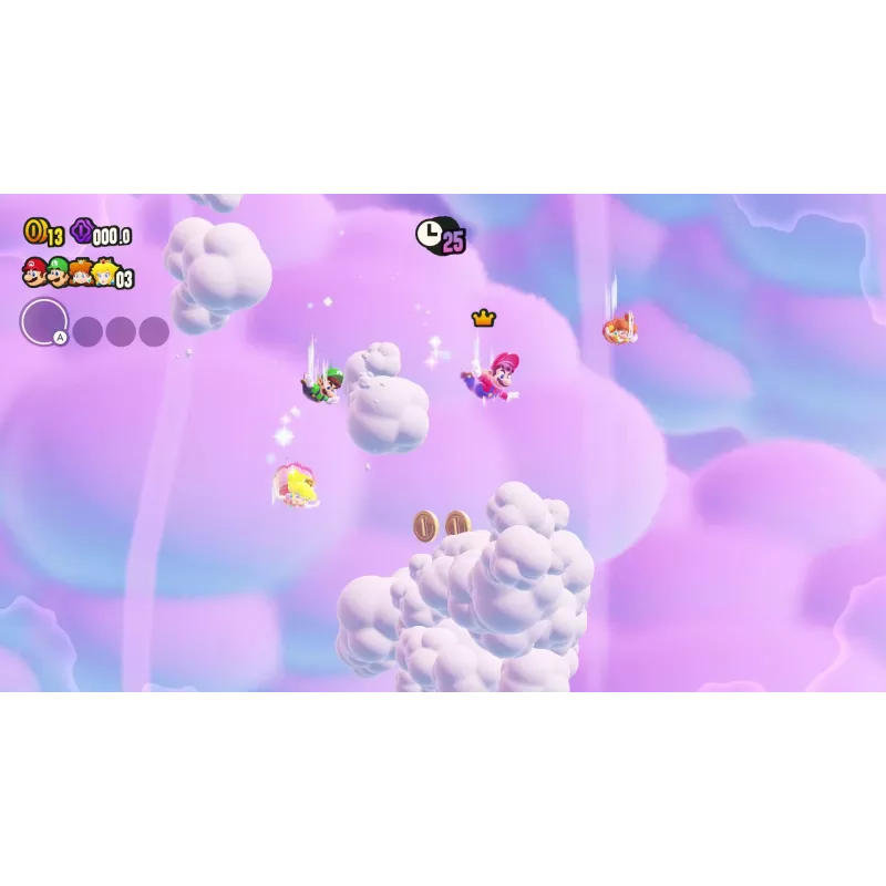 Nintendo Super Mario Bros. Wonder Standard alemán, neerlandés, inglés, español, francés, italiano, japonés, coreano, portugués, ruso Nintendo Switch