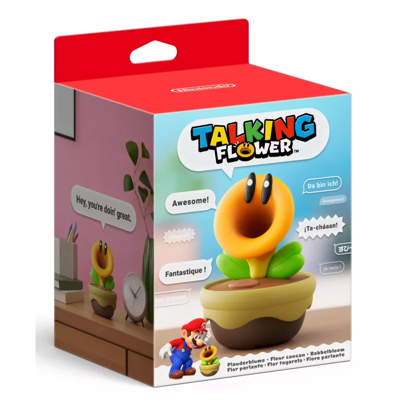 Nintendo Talking Flower, figura de colección, videojuego