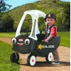 Little Tikes Tikes Patrol coche de policía, 1,5 años, 4 ruedas, plástico, negro, blanco, pilas necesarias