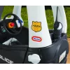 Little Tikes Tikes Patrol coche de policía, 1,5 años, 4 ruedas, plástico, negro, blanco, pilas necesarias