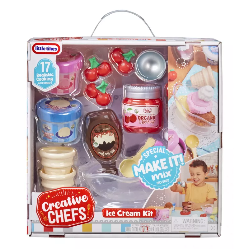 Little Tikes Creative Chefs juego de helados, juego de helados, 3 años