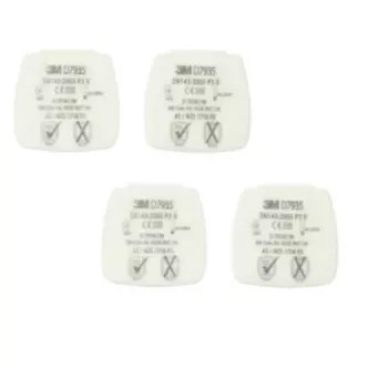 3M D7935 Accesorio para protección respiratoria filtro de partículas 4 uds.