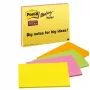 3M 6845-SSP Papel para notas rectangular multicolor 45 hojas autoadhesivo