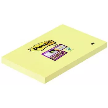 3M 65512SY Notas rectangulares amarillo 90 hojas autoadhesivas