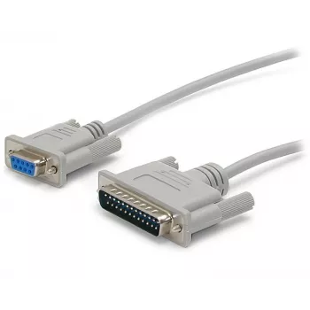 StarTech.com cable módem nulo serie DB9 a DB25 cruzado de 10 ft - H/M