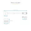 StarTech.com adaptador de cable divisor RJ45 de 2 a 1 - H/M, 10/100Base-T(X), Cat5e, gris, policloruro de vinilo (PVC), 0,33 m, macho/hembra