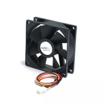 StarTech.com ventilador silencioso para carcasa de ordenador con rodamiento de 80x25 mm con conector TX3