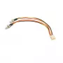 StarTech.com cable divisor de alimentación para ventilador TX3 de 15,24 cm, Molex (3 polos), Molex (3 polos), 0,152 m, macho, hembra, varios colores, blanco