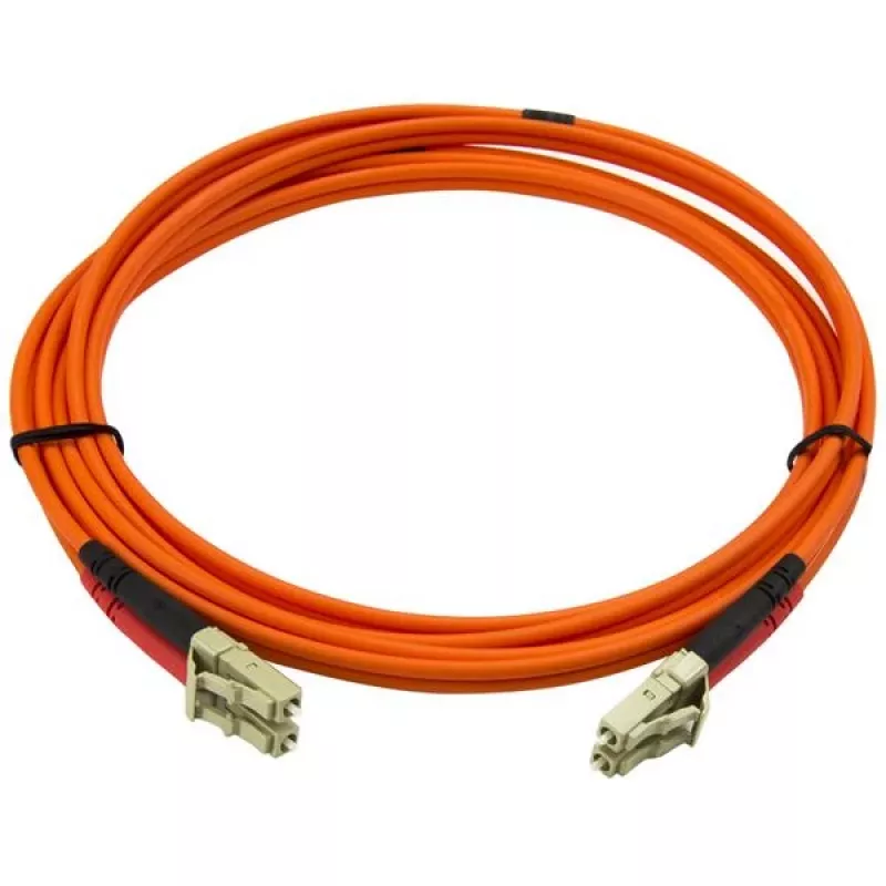 StarTech.com cable de fibra óptica de 2 m - multimodo dúplex 50/125 - LSZH cable de conexión de fibra óptica - LC/LC