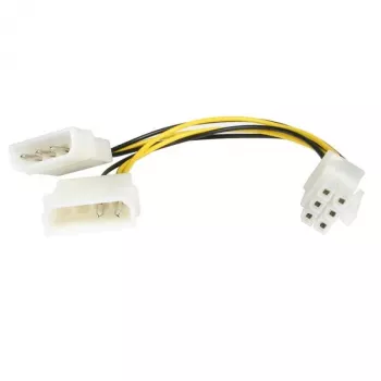 StarTech.com cable adaptador de alimentación LP4 a PCI Express de 6 pines para tarjeta gráfica de 6in
