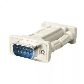 StarTech.com adaptador módem nulo serie DB9 RS232 - M/H, DB9, DB9, gris