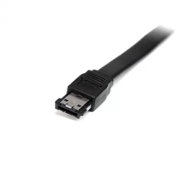 StarTech.com cable eSATA externo blindado de 3 ft M/M, 0,9 m, eSATA, eSATA, eSATA, macho/macho, negro