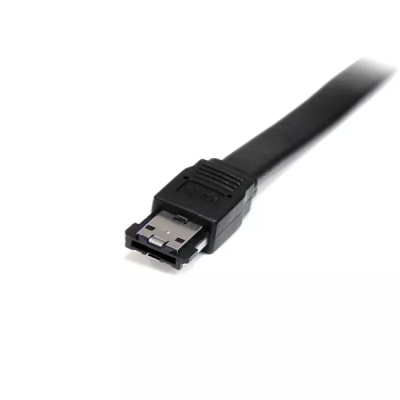 StarTech.com cable eSATA externo blindado de 3 ft M/M, 0,9 m, eSATA, eSATA, eSATA, macho/macho, negro