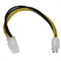 StarTech.com cable de extensión de alimentación ATX12V 4 pines P4 para CPU de 8