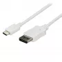 StarTech.com cable USB-C a DisplayPort 1.2 de 1,8 m 4K 60Hz – cable adaptador USB-C a DisplayPort HBR2 – cable de vídeo DP Alt Mode a monitor DP – compatible con Thunderbolt 3 – blanco