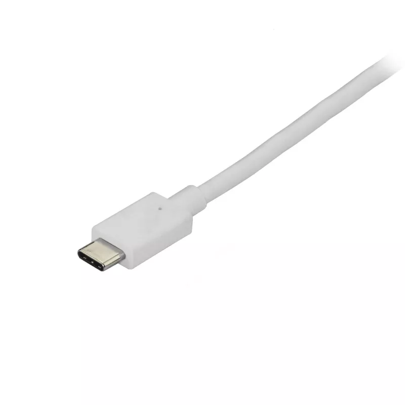 StarTech.com cable USB-C a DisplayPort 1.2 de 1,8 m 4K 60Hz – cable adaptador USB-C a DisplayPort HBR2 – cable de vídeo DP Alt Mode a monitor DP – compatible con Thunderbolt 3 – blanco