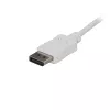 StarTech.com cable USB-C a DisplayPort 1.2 de 1,8 m 4K 60Hz – cable adaptador USB-C a DisplayPort HBR2 – cable de vídeo DP Alt Mode a monitor DP – compatible con Thunderbolt 3 – blanco
