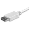 StarTech.com cable USB-C a DisplayPort 1.2 de 1 m 4K 60 Hz – cable adaptador USB-C a DisplayPort HBR2 – cable de vídeo USB Type-C DP Alt Mode a monitor DP – funciona con Thunderbolt 3 – blanco