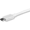 StarTech.com cable USB-C a DisplayPort 1.2 de 1 m 4K 60 Hz – cable adaptador USB-C a DisplayPort HBR2 – cable de vídeo USB Type-C DP Alt Mode a monitor DP – funciona con Thunderbolt 3 – blanco