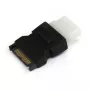 StarTech.com adaptador de cable de alimentación SATA a LP4, SATA (15 pines), LP4 (4 pines), negro