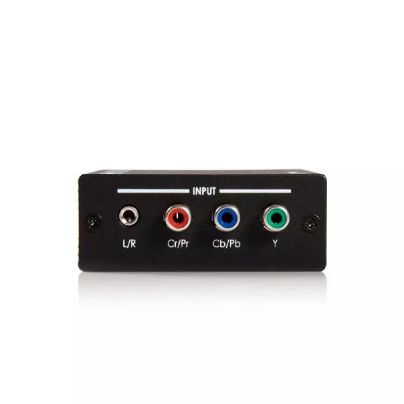 StarTech.com convertidor de vídeo Component a HDMI con audio, negro, RoHS, CE, FCC, 1080p, HDMI, 5 V, 80 mm