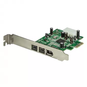 StarTech.com tarjeta adaptadora FireWire PCI Express 1394 de 3 puertos 2b 1a